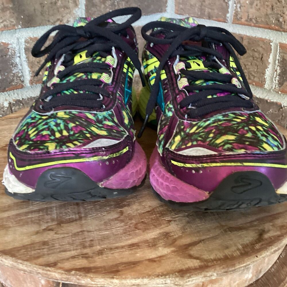 Brooks Adrenaline GTS 15 Size 8 Kaleidoscope Stability Running Sneaker Shoe - Picture 4 of 12